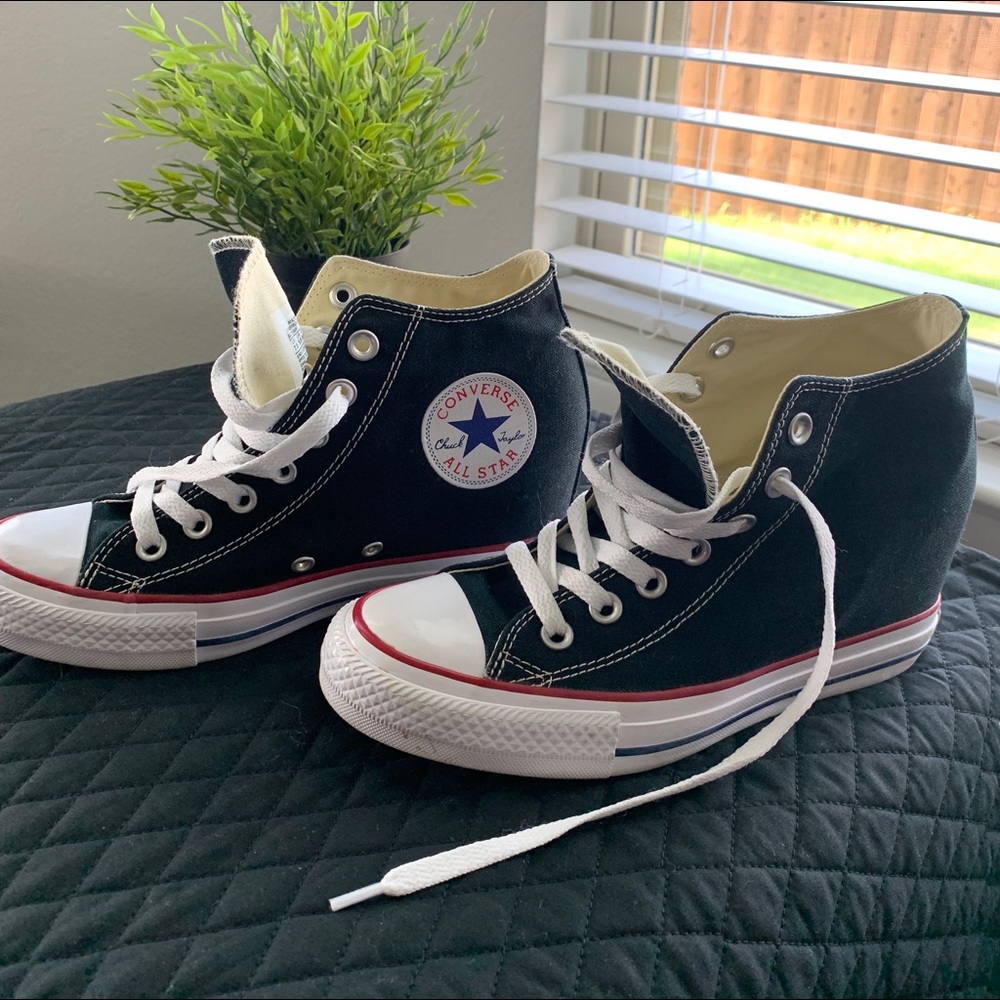 Converse wedge heels! Mint condition